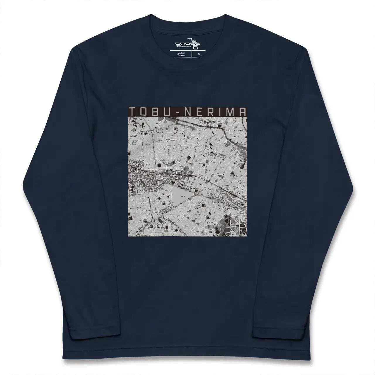 【東武練馬（東京都）】地図柄ロングスリーブTシャツ