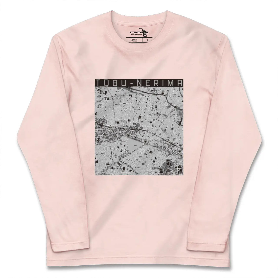 【東武練馬（東京都）】地図柄ロングスリーブTシャツ