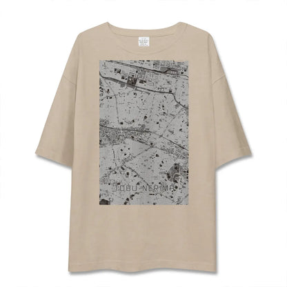 【東武練馬（東京都）】地図柄ビッグシルエットTシャツ