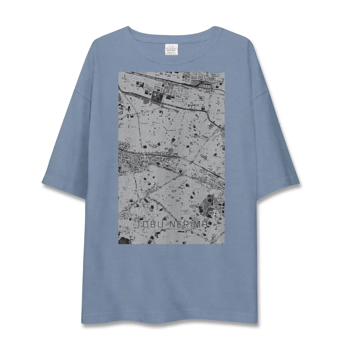 【東武練馬（東京都）】地図柄ビッグシルエットTシャツ