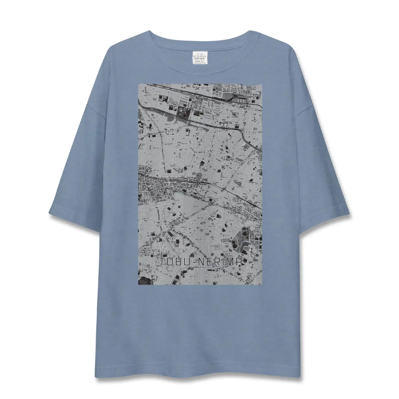 【東武練馬（東京都）】地図柄ビッグシルエットTシャツ