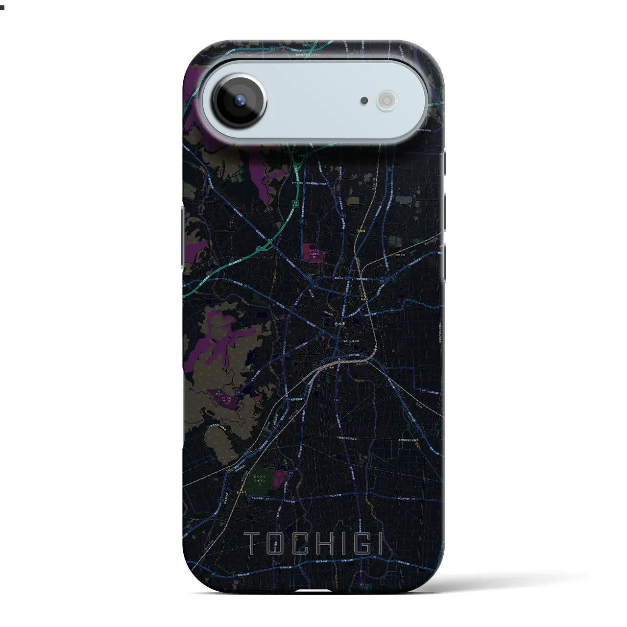 【栃木（栃木県）】地図柄iPhoneケース（バックカバータイプ）