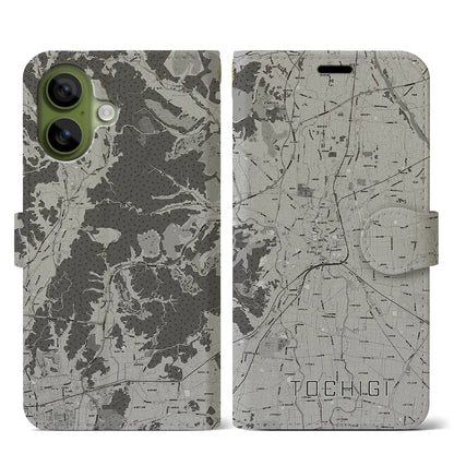 【栃木（栃木県）】地図柄iPhoneケース（手帳タイプ）