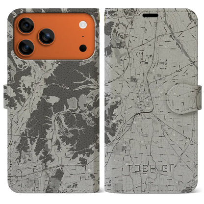 【栃木（栃木県）】地図柄iPhoneケース（手帳タイプ）