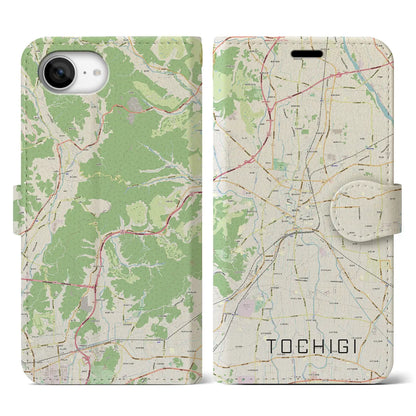 【栃木（栃木県）】地図柄iPhoneケース（手帳タイプ）