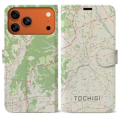 【栃木（栃木県）】地図柄iPhoneケース（手帳タイプ）