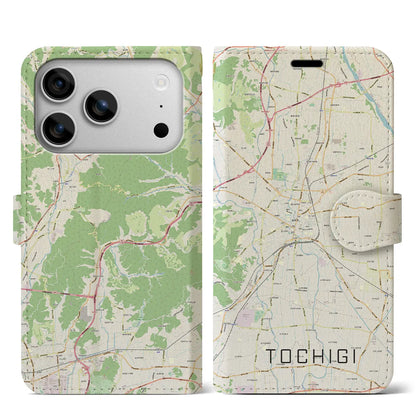 【栃木（栃木県）】地図柄iPhoneケース（手帳タイプ）