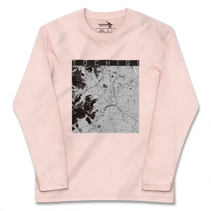 【栃木（栃木県）】地図柄ロングスリーブTシャツ