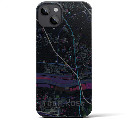 【戸田公園（埼玉県）】地図柄iPhoneケース（バックカバータイプ）