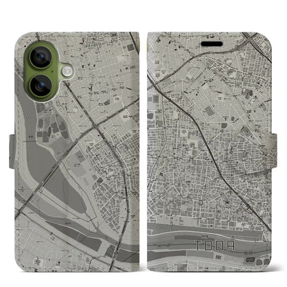 【戸田（埼玉県）】地図柄iPhoneケース（手帳タイプ）