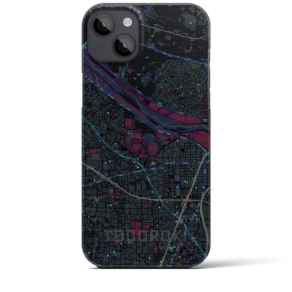 【等々力（神奈川県）】地図柄iPhoneケース（バックカバータイプ）