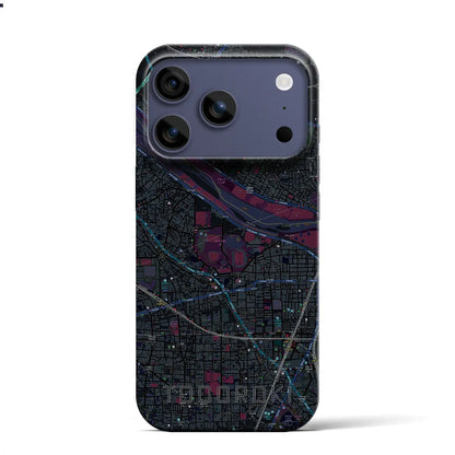 【等々力（神奈川県）】地図柄iPhoneケース（バックカバータイプ）