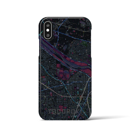 【等々力（神奈川県）】地図柄iPhoneケース（バックカバータイプ）