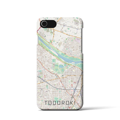 【等々力（神奈川県）】地図柄iPhoneケース（バックカバータイプ）