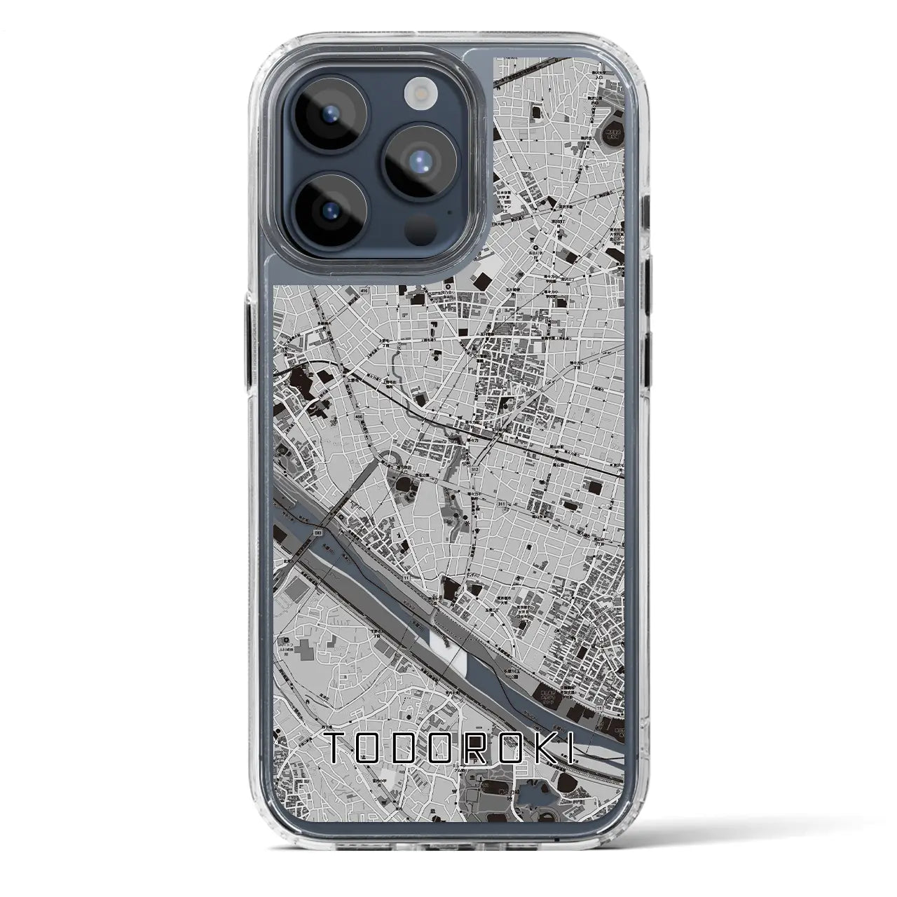 【等々力（東京都）】地図柄iPhoneケース（MagSafeタイプ）