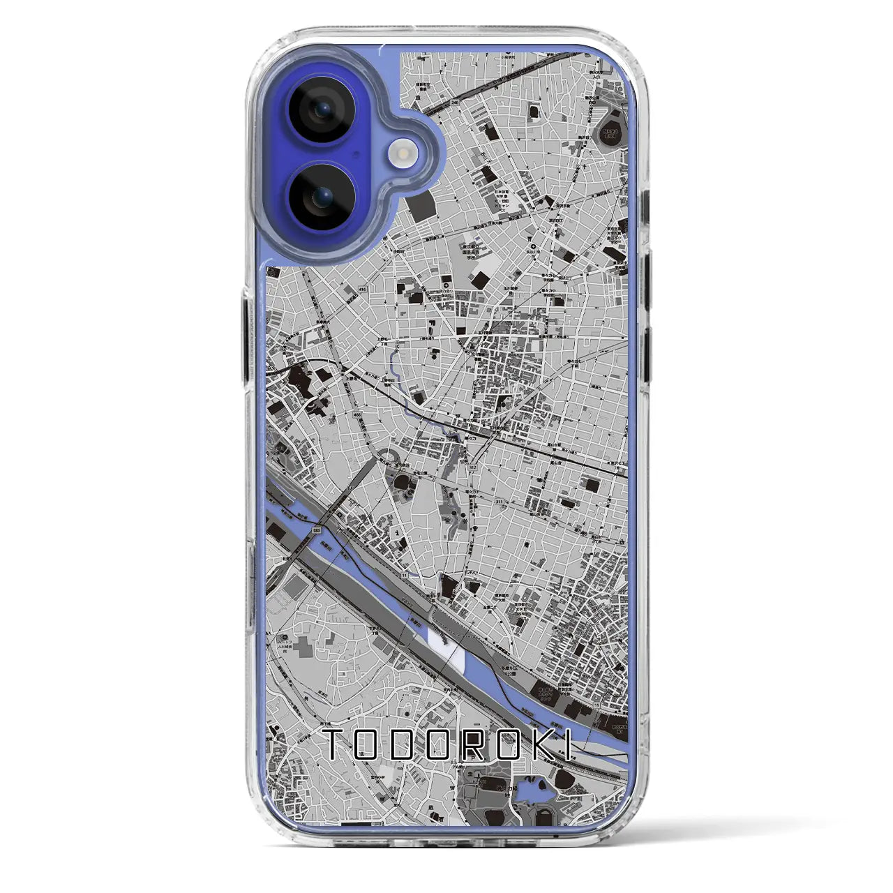 【等々力（東京都）】地図柄iPhoneケース（MagSafeタイプ）