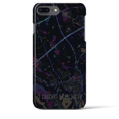 【栂・美木多（大阪府）】地図柄iPhoneケース（バックカバータイプ）