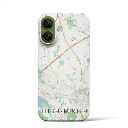 【栂・美木多（大阪府）】地図柄iPhoneケース（バックカバータイプ）