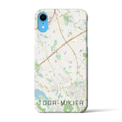 【栂・美木多（大阪府）】地図柄iPhoneケース（バックカバータイプ）