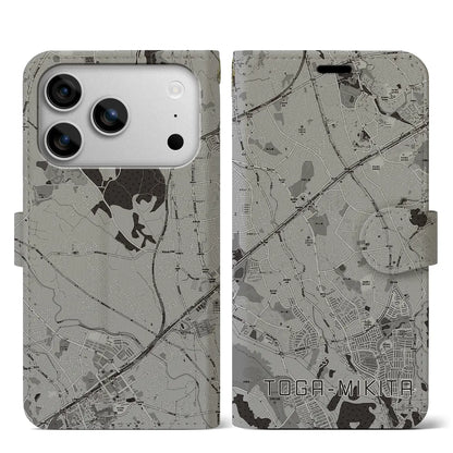 【栂・美木多（大阪府）】地図柄iPhoneケース（手帳タイプ）