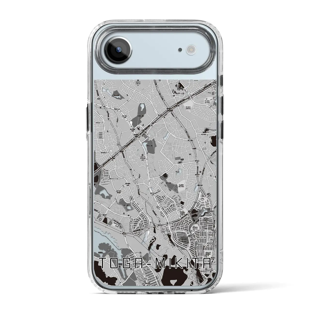 【栂・美木多（大阪府）】地図柄iPhoneケース（MagSafeタイプ）