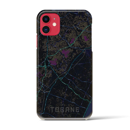 【東金（千葉県）】地図柄iPhoneケース（バックカバータイプ）