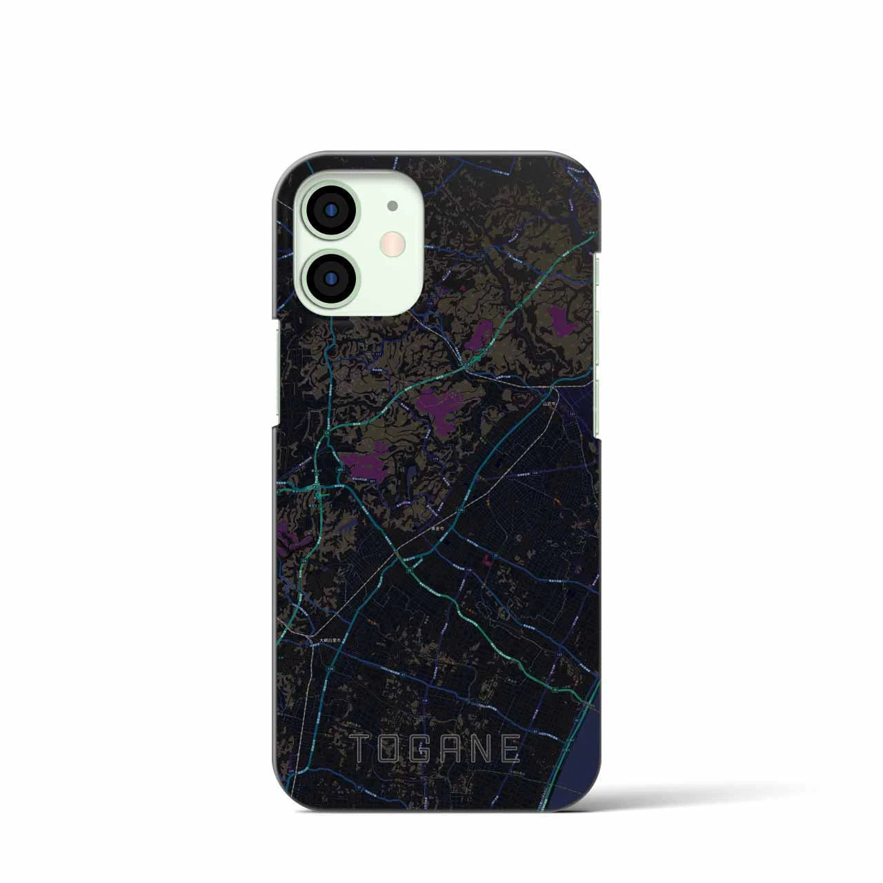 【東金（千葉県）】地図柄iPhoneケース（バックカバータイプ）