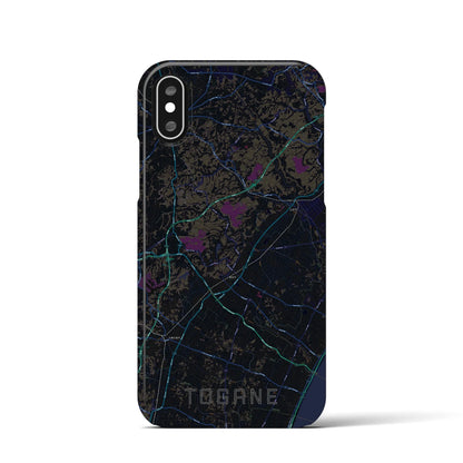 【東金（千葉県）】地図柄iPhoneケース（バックカバータイプ）