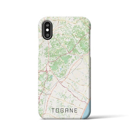 【東金（千葉県）】地図柄iPhoneケース（バックカバータイプ）