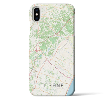 【東金（千葉県）】地図柄iPhoneケース（バックカバータイプ）