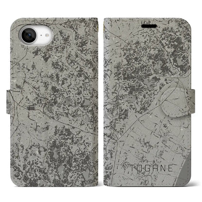 【東金（千葉県）】地図柄iPhoneケース（手帳タイプ）