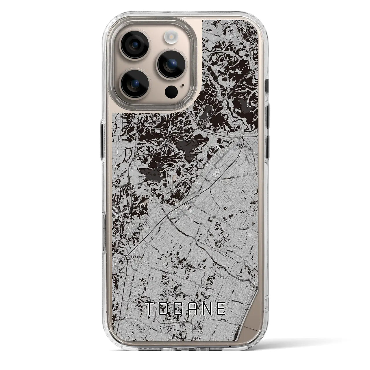 【東金（千葉県）】地図柄iPhoneケース（MagSafeタイプ）