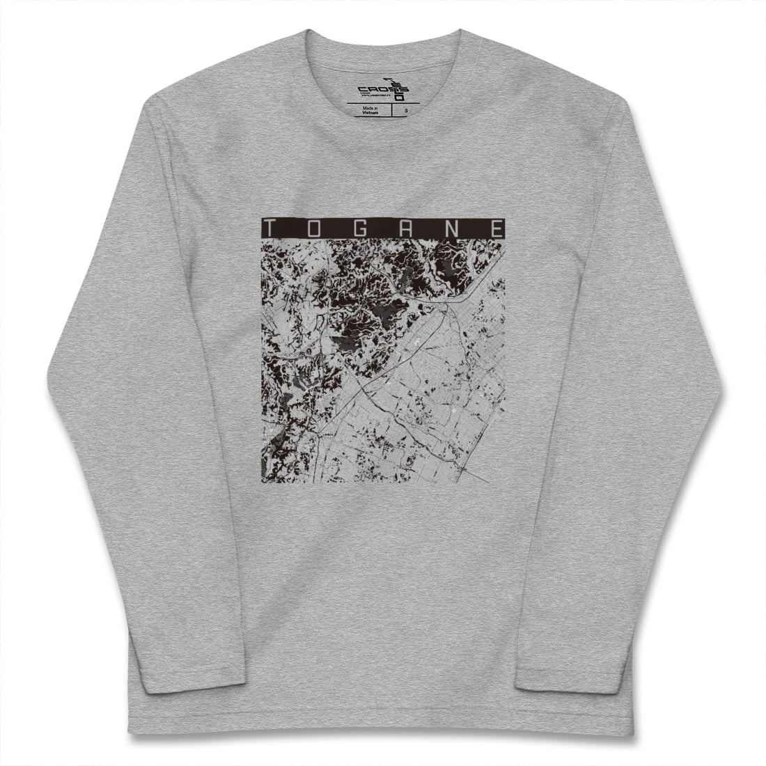 【東金(千葉県)】地図柄ロングスリーブTシャツ