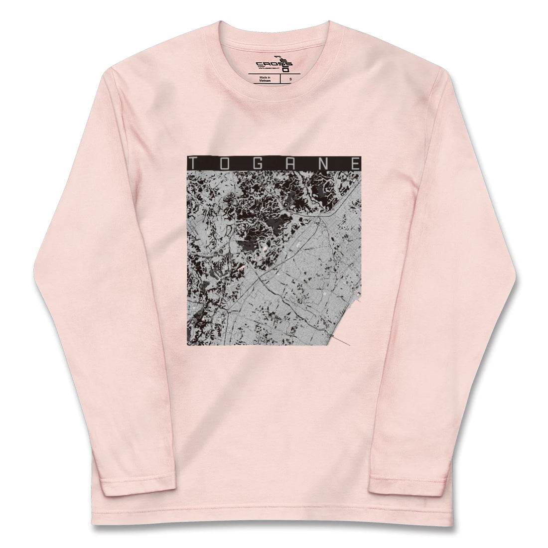 【東金（千葉県）】地図柄ロングスリーブTシャツ