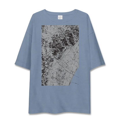 【東金（千葉県）】地図柄ビッグシルエットTシャツ