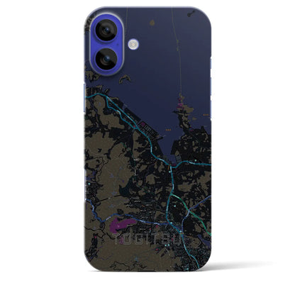 【時津（長崎県）】地図柄iPhoneケース（バックカバータイプ）