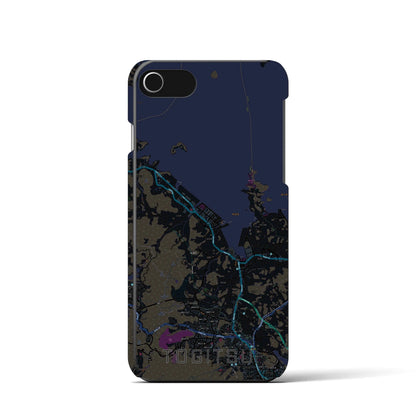 【時津（長崎県）】地図柄iPhoneケース（バックカバータイプ）