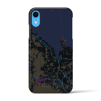 【時津（長崎県）】地図柄iPhoneケース（バックカバータイプ）