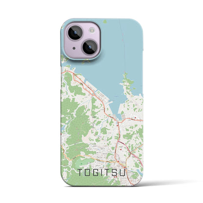 【時津（長崎県）】地図柄iPhoneケース（バックカバータイプ）