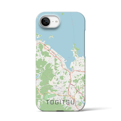 【時津（長崎県）】地図柄iPhoneケース（バックカバータイプ）