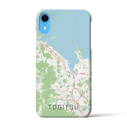 【時津（長崎県）】地図柄iPhoneケース（バックカバータイプ）