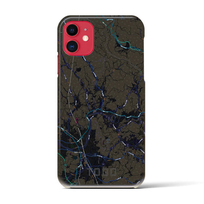 【東郷（鹿児島県）】地図柄iPhoneケース（バックカバータイプ）