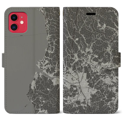 【東郷（鹿児島県）】地図柄iPhoneケース（手帳タイプ）