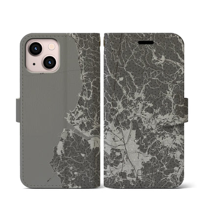 【東郷（鹿児島県）】地図柄iPhoneケース（手帳タイプ）