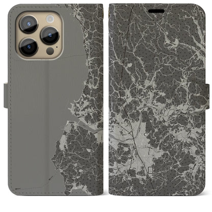 【東郷（鹿児島県）】地図柄iPhoneケース（手帳タイプ）