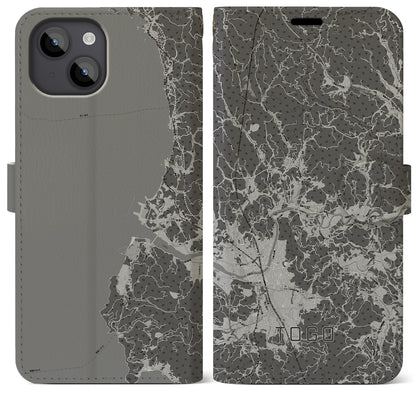 【東郷（鹿児島県）】地図柄iPhoneケース（手帳タイプ）