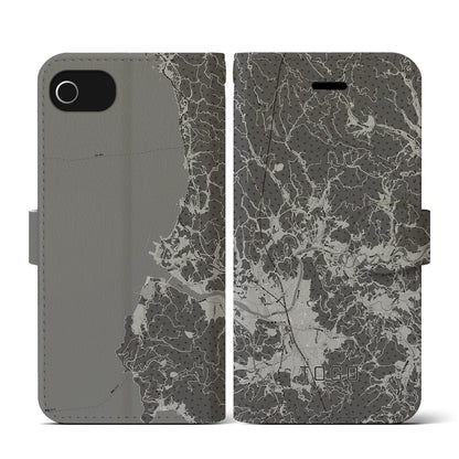 【東郷（鹿児島県）】地図柄iPhoneケース（手帳タイプ）