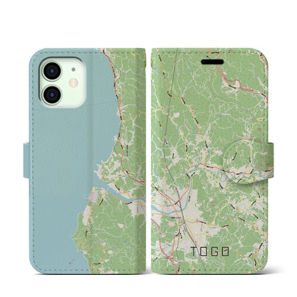 【東郷（鹿児島県）】地図柄iPhoneケース（手帳タイプ）