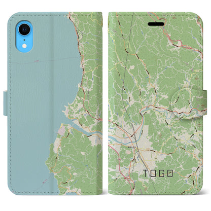 【東郷（鹿児島県）】地図柄iPhoneケース（手帳タイプ）