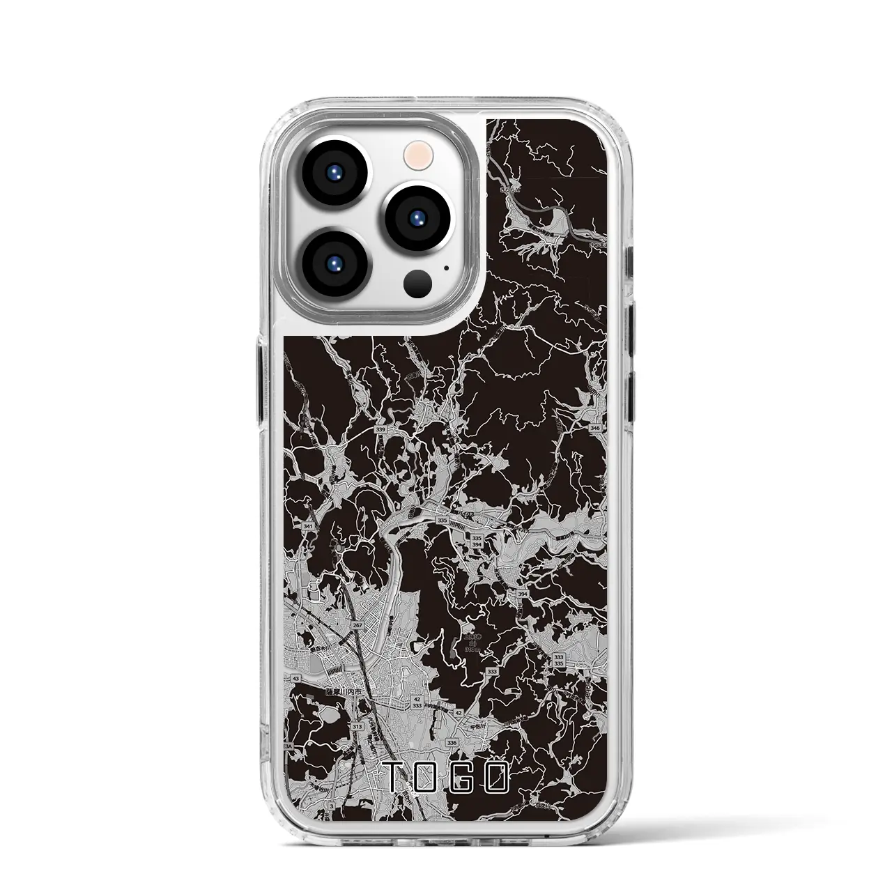 【東郷（鹿児島県）】地図柄iPhoneケース（MagSafeタイプ）